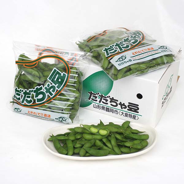 山形県産(鶴岡市寺田)石塚さんのだだちゃ豆 1.2kg【限定100点】【お届け期間：7月25日〜8月31日】【おいしいお取り寄せ】　商品画像1
