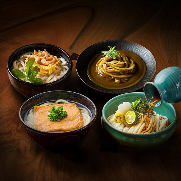 香川 うどん本陣山田家 冷凍讃岐うどん 4種の味の詰合せ(讃岐ぶっかけうどん×4、讃岐カレーうどん×2、讃岐きつねうどん×2、讃岐かきあげうどん×1)【夏の贈りもの・お中元】【NN】　商品画像1