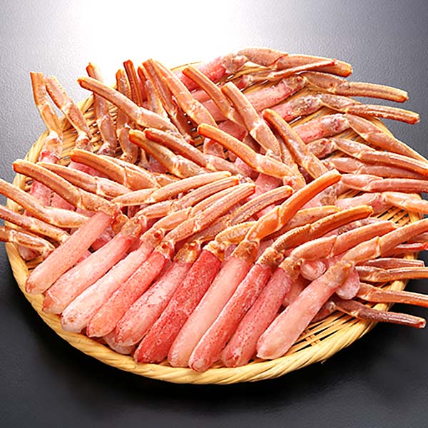 北海道えりも産 不揃い生おおずわいがに(お刺身しゃぶしゃぶ用)500g×2[1957]【北海道フェア】　商品画像1