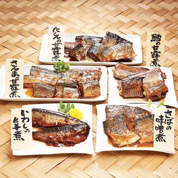 おが和 食卓にもう一品釧路煮魚セット計5袋【北海道フェア】　商品画像1