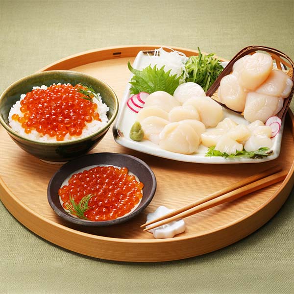 NSニッセイ 北海道産いくら醤油漬とほたて貝柱【北海道フェア】　商品画像1