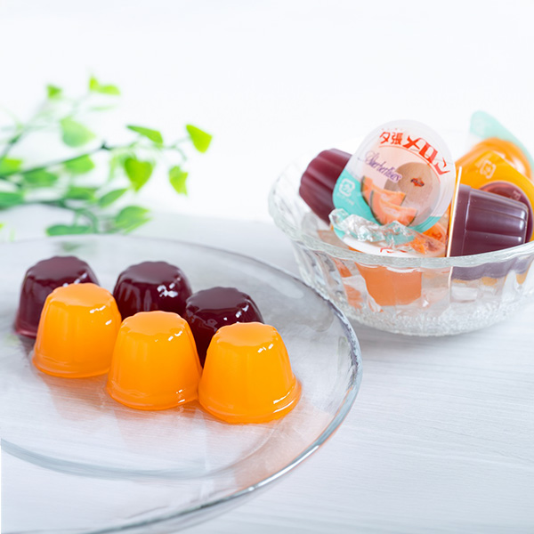 夕張メロン＆ハスカップひとくちゼリー21g×18(A1789)【北海道フェア】　商品画像1