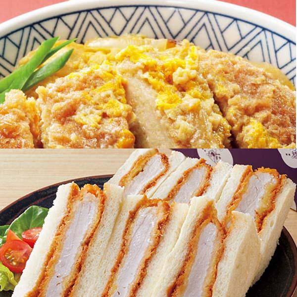 銀座梅林 カツ丼の具とカツサンドセット(L8271)【イオンゴールドカード会員さま限定特別セール5月】【サクワ】　商品画像1