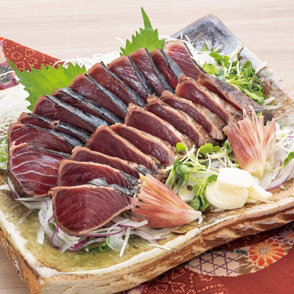 高知 明神水産 藁焼き鰹たたき2袋セット(R-2S)【お届け期間:6月11日〜8月25日】【旬鮮便】【NN】　商品画像1