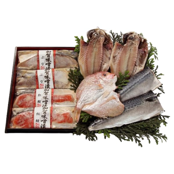 わじまの朝 加賀味噌漬と輪島の干物 【夏の贈りもの・お中元】【CB】　商品画像1