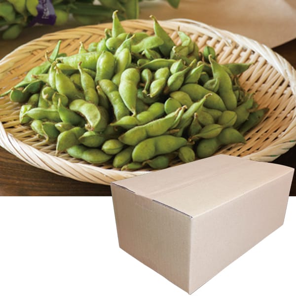 新潟県産(JAえちご中越) 越後はちこく茶豆 1kg入箱(250g以上×4袋入)【お届け期間:7月1日〜7月25日】【KN】 商品画像1