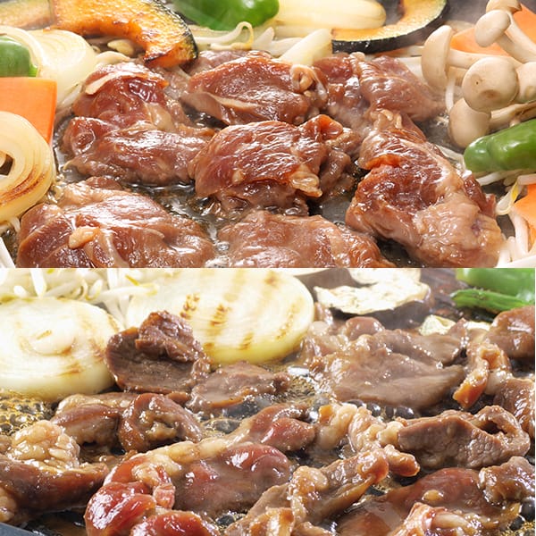 肉の山本 千歳ラム工房 味付ラムジンギスカン5袋セット計1,500g【おいしいお取り寄せ】　商品画像1