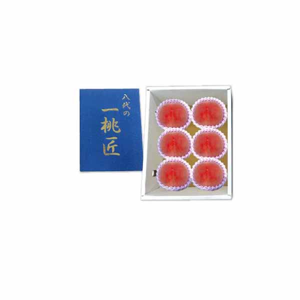 山梨県産 JAふえふき八代支所 もも(一桃匠)(2kg・6玉)【お届け期間:7月5日〜8月15日】【KN】　商品画像1