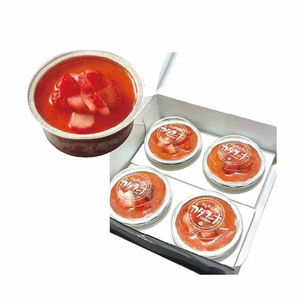 栃木 御菓子処太田屋 とちおとめのカタラーナブリュレ(4個入)【お届け期間:7月1日〜9月10日】【KN】　商品画像1