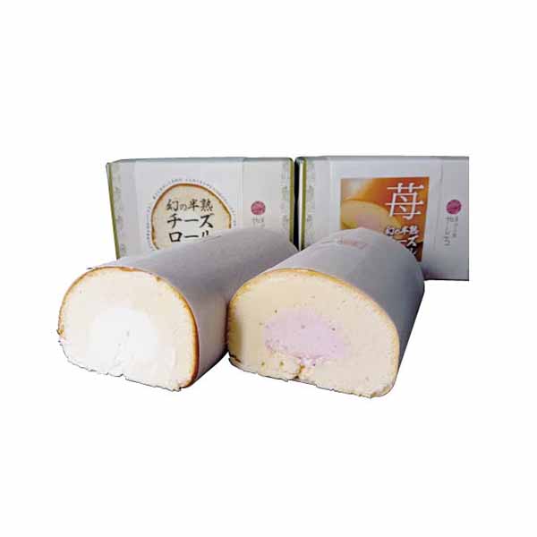 新潟 菓子工房やしろ 幻の半熟チーズロール2種セット【お届け期間:7月1日〜9月10日】【KN】　商品画像1