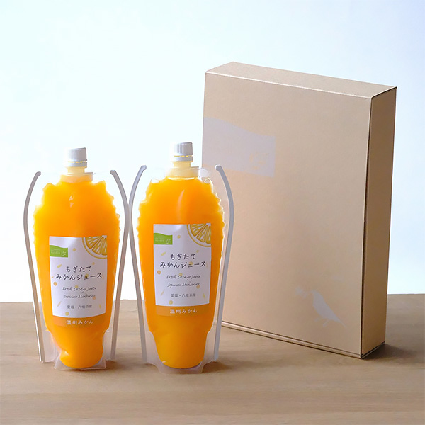 愛媛県八幡浜産みかん100%ストレートジュース 500ml×2本【おいしいお取り寄せ】　商品画像1