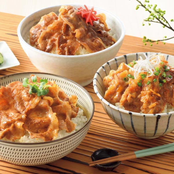 九州産黒豚味付け豚丼の具3種12食セット【お買い得セール6月】 商品画像1
