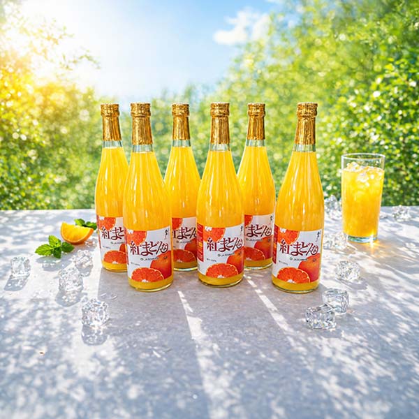 紅まどんな 100%果汁ジュース 720ml 6本【限定20点】【お届け期間:7月25日〜8月10日】【イオンゴールドカード会員さま限定特別セール7月】 商品画像1