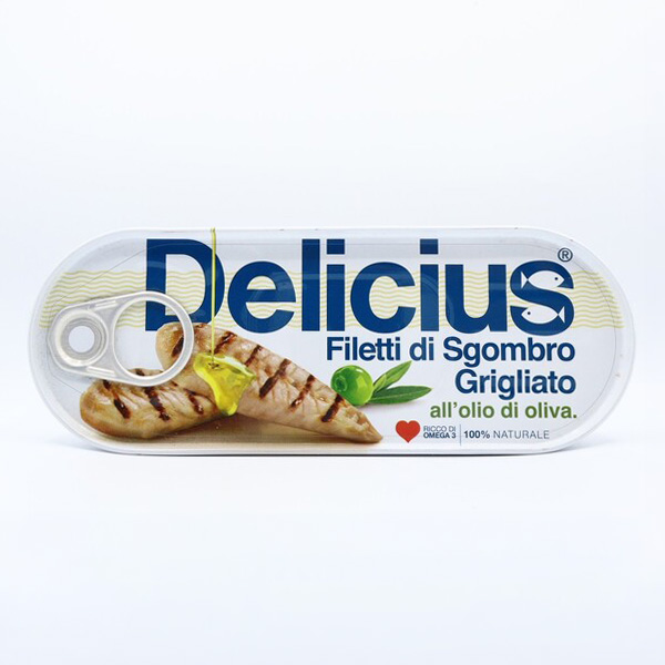 DELICIUS 焼きサバオリーブオイル漬 110g【ドロゲリア】　商品画像1