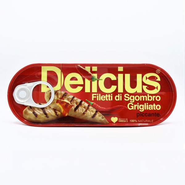 DELICIUS 焼きサバのオリーブオイル漬(辛口) 110g【ドロゲリア】　商品画像1