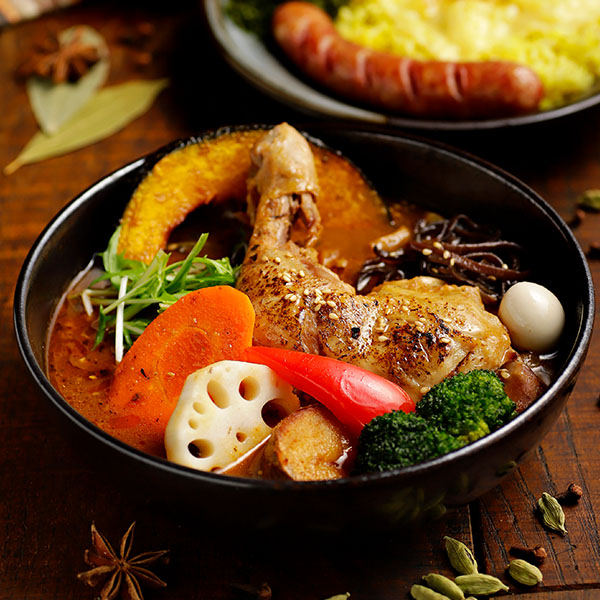 札幌スープカレーチキン  300g×3個【北海道フェア】　商品画像1