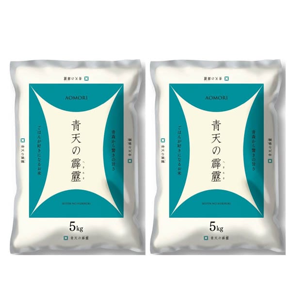 【令和7年産】【精米】ミエライス 青森県産青天の霹靂10kg(5kg×2)【CB】　商品画像1