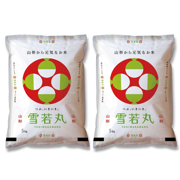 【令和7年産】【精米】ミエライス 山形県産雪若丸10kg(5kg×2)【CB】　商品画像1