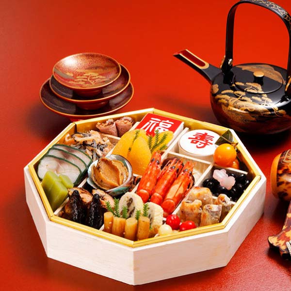 日本料理 てら岡 てら岡 八角1段重【2〜3人前・24品目】【イオンのおせち】　商品画像1
