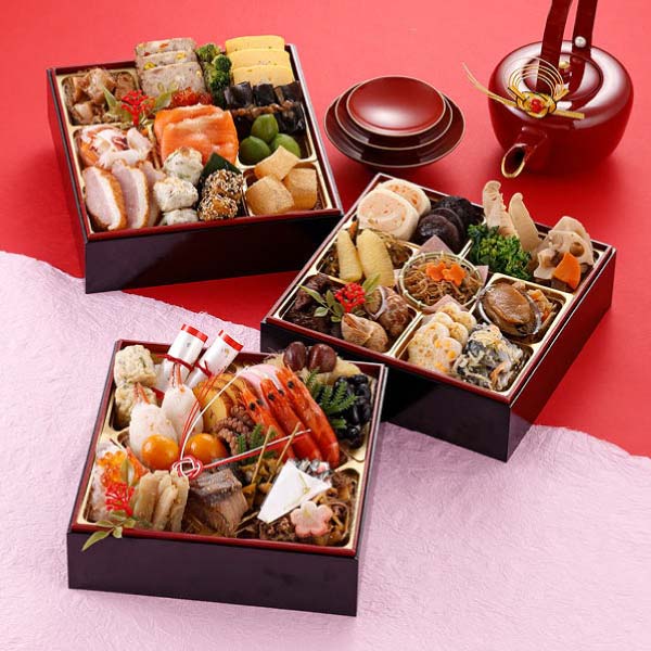 祇おん江口監修 葵 三段重【約3人前・49品目】【イオンのおせち】　商品画像1