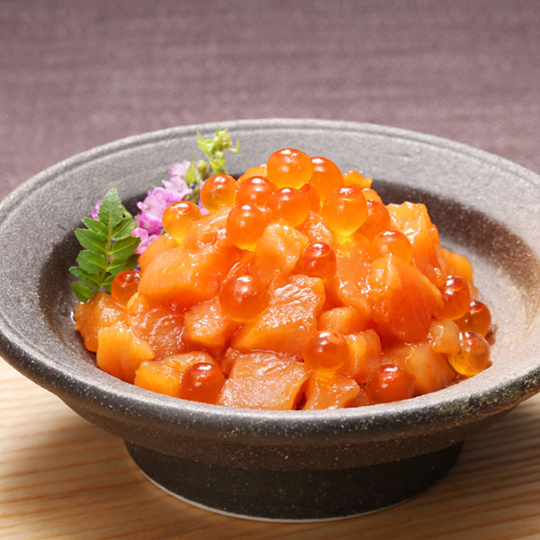 丸あ野尻正武商店 北海道産 鮭といくらの親子漬 180g×2【敬老の日】 商品画像1