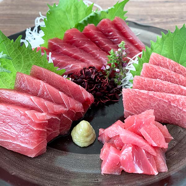 焼津石原水産 天然南まぐろ 赤身中トロ(不定形柵) 500g×2【敬老の日】　商品画像1