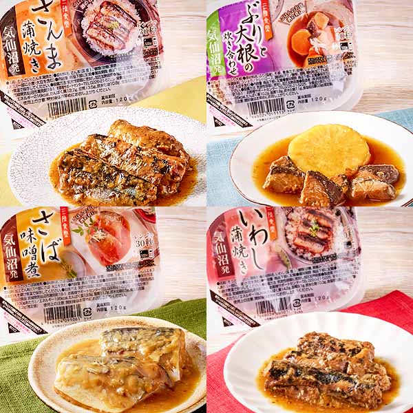 阿部長商店 三陸食堂すぐ食べられる魚惣菜 4種12パック[SISB-3333]【おいしいお取り寄せ】　商品画像1