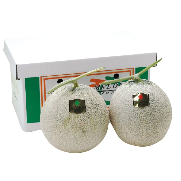 山形県産(酒田市) 大玉砂丘メロン(赤・青) 各1玉 【お届け期間:7/20(月)〜8/15(土)】【MK】　商品画像1