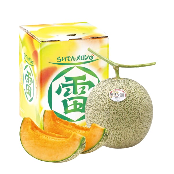 北海道産JAきょうわ らいでんメロン 優品3L1玉 2.0kg(赤肉) 【お届け期間:8/1(土)〜9/30(水)】【MK】　商品画像1