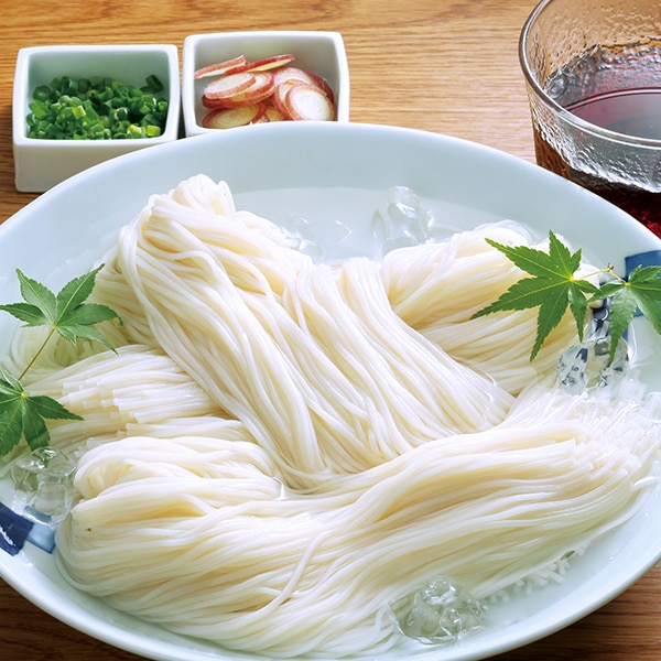 創麺屋 手延べ半生そうめん5袋セット(L8335)【サマーセール】【サクワ】　商品画像1