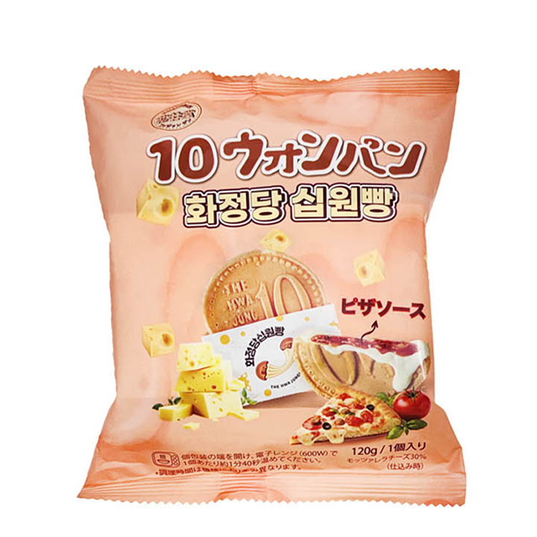 花井堂 10ウォンパン ピザ味 120g【＠FROZEN】　商品画像1