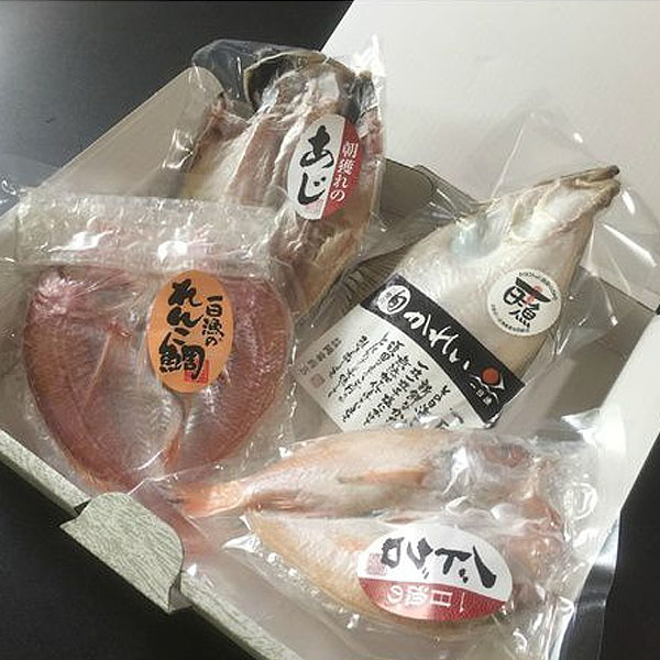 島根 岡富商店 おひとり和食セット(のどぐろ1枚・あじ1枚・えてかれい1枚・れんこ鯛1枚)【NN】　商品画像1