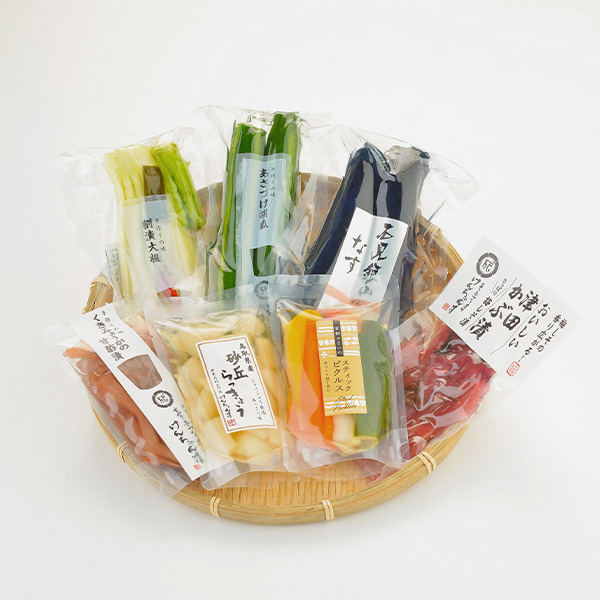 島根 けんちゃん漬 手づくり漬物7品セット(割漬大根・出雲のおいしい津田かぶ梅しそ漬・砂丘らっきょう・スティックピクルス(島根ワインビネガ―入) 他)【NN】　商品画像1
