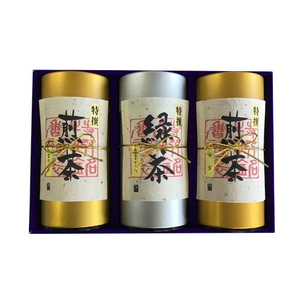 島根 森山園 銘茶セット(特上煎茶華宝120g・上煎茶八雲ほまれ120g・熱湯煎茶かをり120g)【NN】　商品画像1