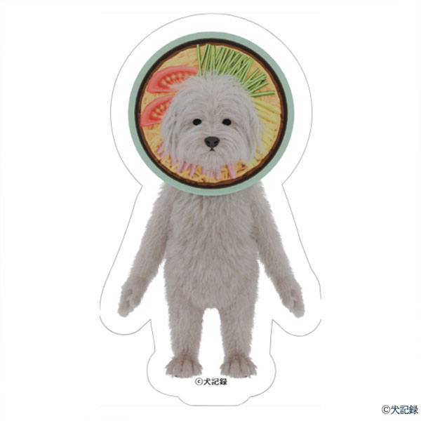 犬記録 ダイカットシール ＜冷やし中華＞(R8429)【雑貨】　商品画像1