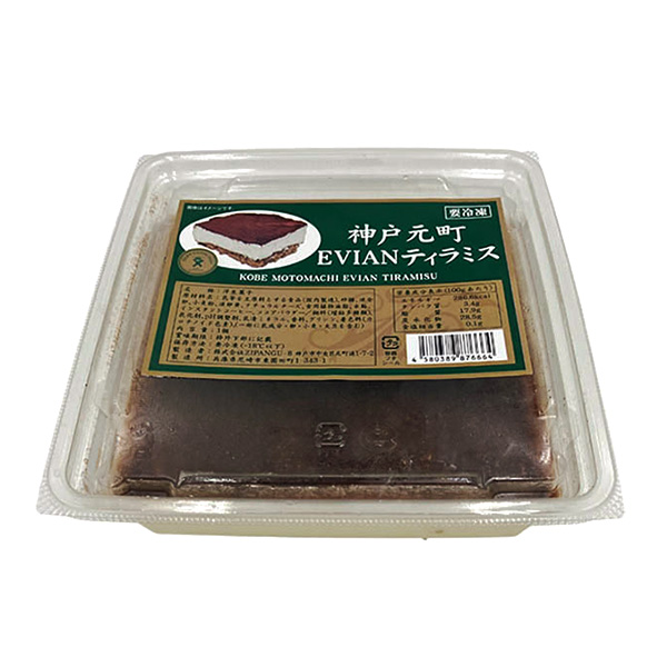 ZIPANGU-8 冷凍神戸元町EVIANティラミス 大 1個入【＠FROZEN】　商品画像1