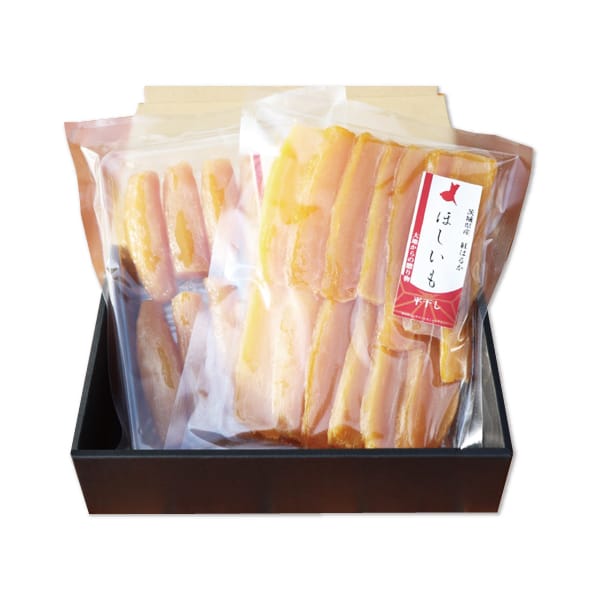 茨城県産 那珂郡東海村地区 紅はるか干し芋(平干し・丸干し)大袋セット 400g 各1袋入り【お届け期間:9月21日〜2月28日】【KN】　商品画像1