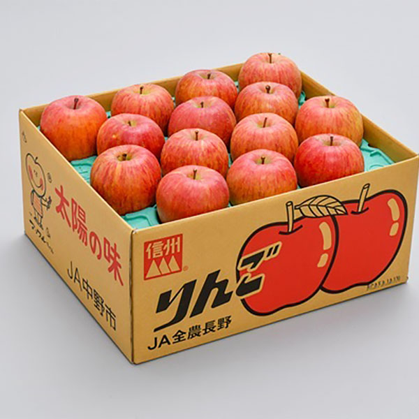 長野県産(JA中野市) りんご サンふじ わけあり 10kg(36〜40玉)【お届け期間：12月5日〜12月29日】【秋のうまいもの市】　商品画像1