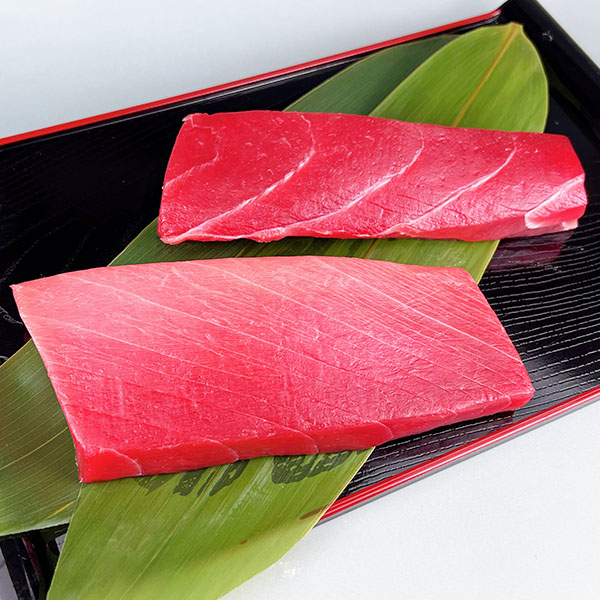 青森県大間産 天然本鮪 中トロ柵150g＋赤身柵150gセット【限定10点】【秋のうまいもの市】　商品画像1