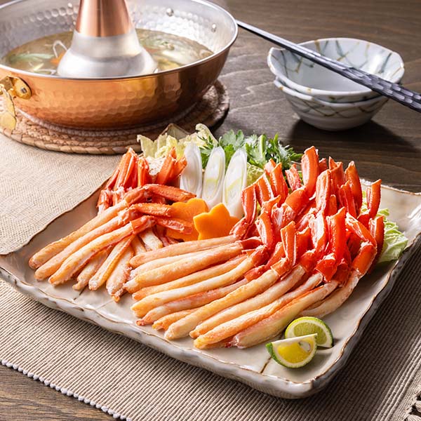 ロシア産 生ズワイガニ脚ポーション 500g×1p【お届け期間：12月26日〜12月30日】【年末年始ごちそう特集】　商品画像1