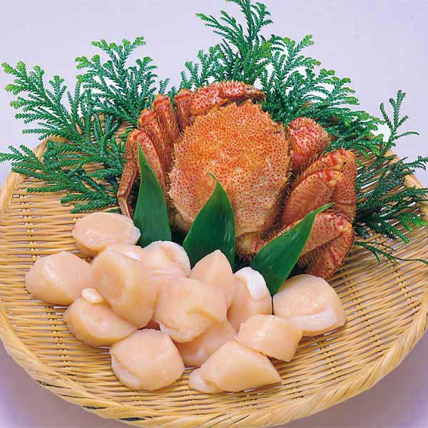 カネコメ田中水産 北海道産 毛がに・ほたてセット【お届け期間：12月26日〜12月30日】【年末年始ごちそう特集】　商品画像1
