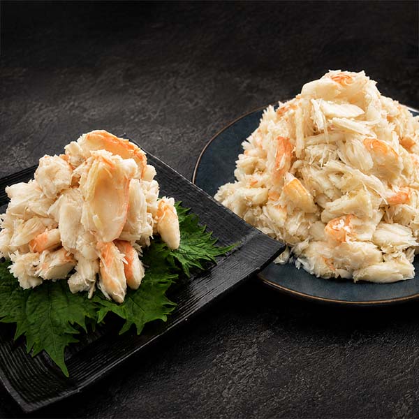 カナダ産またはロシア産 ボイルズワイガニ肩肉むき身 500g【お買い得セール9月】 商品画像1