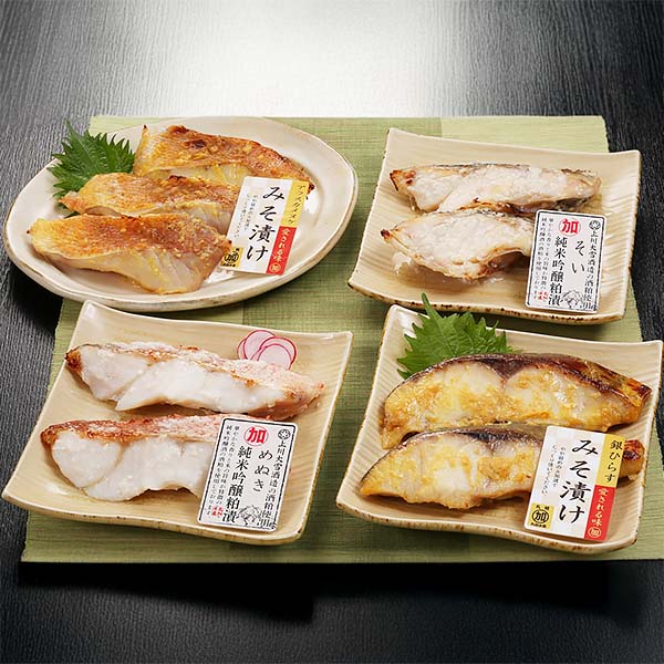 札幌丸加 道産仕込み 漬魚4種セット【お届け期間：10月10日〜3月10日】【オクトーバーフェスト】【おいしいお取り寄せ】　商品画像1