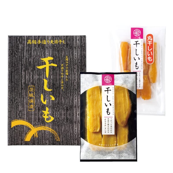 茨城県産 ひたちなか市地区 ニチノウ飛田 紅はるかほしいも(丸干し&平切り)セット 丸干し200g1袋入り、平切り200g1袋入り【お届け期間:11月11日〜2月28日】【KN】 商品画像1