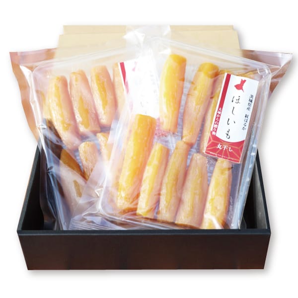 茨城県産 那珂郡東海村地区 紅はるか干し芋(丸干し) 400g 2袋入り【お届け期間:11月11日〜2月28日】【KN】 商品画像1