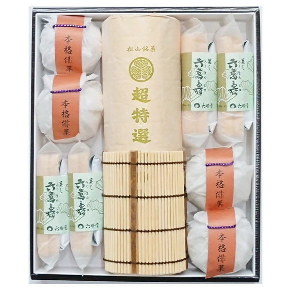 愛媛 六時屋 六寶詰(超特選タルト小1、栗俳菓4、六萬寿4) 【冬の贈りもの・お歳暮】【NN】 商品画像1