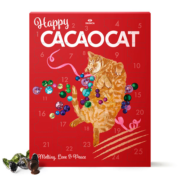 DADACA CACAOCAT アドベントカレンダー (チョコレート25個入)【イオンのクリスマス】　商品画像1