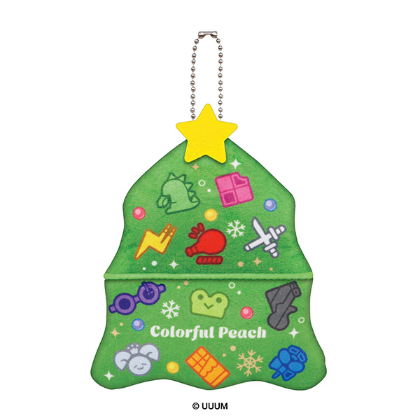 ハート カラフルピーチクリスマスホルダー (菓子1個入)【イオンのクリスマス】　商品画像1