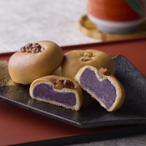 中津菓子かねい 紫芋スイートポテトのビスケットまんじゅう【おいしいお取り寄せ】　商品画像1