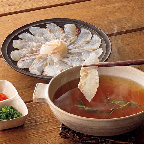愛媛宇和島プロジェクト 宇和海産真鯛の鯛しゃぶセット(3人前) (養殖真鯛皮無しスライス9g×10枚、出汁 750g)×3セット【お届け期間:11月11日〜1月10日】【旬鮮便】【NN】　商品画像1
